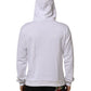 Dolce & Gabbana White Sacred Heart Hooded Sweatshirt Sweater