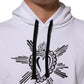 Dolce & Gabbana White Sacred Heart Hooded Sweatshirt Sweater