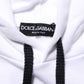 Dolce & Gabbana White Sacred Heart Hooded Sweatshirt Sweater