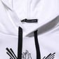 Dolce & Gabbana White Sacred Heart Hooded Sweatshirt Sweater