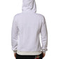 Dolce & Gabbana White Sacred Heart Hooded Sweatshirt Sweater