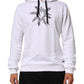 Dolce & Gabbana White Sacred Heart Hooded Sweatshirt Sweater