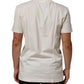 Dolce & Gabbana White Cotton Logo Bandana Print Men T-shirt