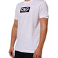 Dolce & Gabbana White Logo Print Cotton Crew Neck T-shirt