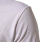 Dolce & Gabbana White Logo Print Cotton Crew Neck T-shirt