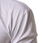 Dolce & Gabbana White Cotton Crown King Embroidery T-shirt