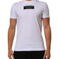 Dolce & Gabbana White Cotton Logo Print Crew Neck Men T-shirt