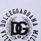 Dolce & Gabbana White Cotton Logo Print Crew Neck T-shirt