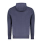 North Sails Blue Cotton Men's Hooded Sweatshirt