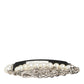 Dolce & Gabbana Black Leather Pearl Chain Bag Accessory Shoulder Strap
