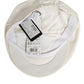 Dolce & Gabbana White Cotton Blend Leather Trim Flat Men Cap Hat