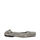 Jacquemus Beige Leather Ballet Flats