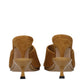 Jacquemus Brown Leather Stiletto Heel Sandals