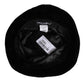 Dolce & Gabbana Black Cotton Suede Bucket Logo Capello Hat