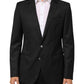 Dolce & Gabbana Black Single Breasted Men Coat MARTINI Blazer