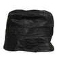 Dolce & Gabbana Black PVC Wide Brim Men Bucket Capello Hat