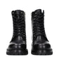 Off-White Black Leather Ankle Boots