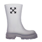 Off-White Transparent Pvc Ankle Boots