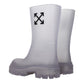 Off-White Transparent Pvc Ankle Boots