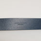 Dolce & Gabbana Blue Leather Classic Metal Logo Buckle Belt