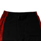 Dolce & Gabbana Black Red Leopard Print Nylon Jogger Pants