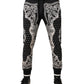 Dolce & Gabbana Black Cotton Bandana Jogger Sweatpants Pants