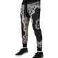 Dolce & Gabbana Black Cotton Bandana Jogger Sweatpants Pants