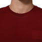 Dolce & Gabbana Maroon Cotton Crew Neck Short Sleeves T-Shirt