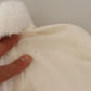 Liu Jo White Viscose Long Sleeves Fur Shearling Blouse