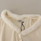 Liu Jo White Viscose Long Sleeves Fur Shearling Blouse