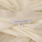 Patrizia Pepe Off White Silk Long Sleeves Deep Vneck Top