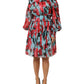 Dolce & Gabbana Multicolor Romantic Floral Silk Chiffon Dress