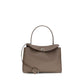 Balenciaga Gray Calf Leather Bos Taurus Shoulder Bag