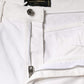 Dolce & Gabbana White AUDREY Cotton Logo Skinny Denim Jeans