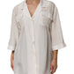 Dolce & Gabbana Off White Silk Button Down Polo Shirt Top