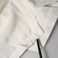 Dolce & Gabbana Off White Silk Button Down Polo Shirt Top