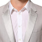 Dolce & Gabbana Light Gray Wool 2 Piece MARTINI Formal Suit