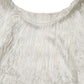 Dolce & Gabbana White Floral Lace Fringe Knee Length Dress