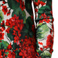 Dolce & Gabbana Multicolor Floral Short Portofino Dress