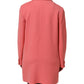 Dolce & Gabbana Pink Buttoned Down Trench Coat Jacket