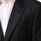 Dolce & Gabbana Black Wool 2 Buttons Suit Jacket Men Blazer