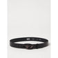 Diesel Black Leather Regular Belt