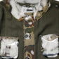Dolce & Gabbana Brown Camouflage Linen Button Down Jacket