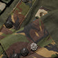 Dolce & Gabbana Brown Camouflage Linen Button Down Jacket