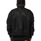 Dolce & Gabbana Black Nylon Hooded Full Zip Bomber Men Jacket