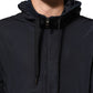 Dolce & Gabbana Blue Logo Tape Hooded Full Zip Bomber Jacket