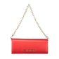 Mario Valentino Rosso Polyurethane Women's Shoulder Bag