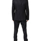 Dolce & Gabbana Black MARTINI 2 Buttons Suit 3 Piece Suit