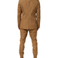 Dolce & Gabbana Brown TAORMINA Double-Breasted 2 Piece Suit