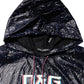 Dolce & Gabbana Blue D&G Game Hooded Men Sweatshirt Sweater